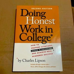 Doing Honest Work In College Book By Charles Lipson